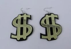 Sale Earrings - Fish Hook, Dollar Sign (Dozen)