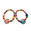 Sale Bracelet - Multicolor With Owls - Set Of Two (Dozen) 2 Sale Bracelet - Multicolor With Owls - Set Of Two (Dozen)