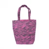 Sale Pink And Black Zebra Tote (Each) Novelties