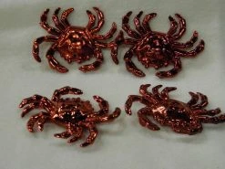 Plush Appeal, LLC Plastic Metallic Crab (3 Dozen) Party Supplies