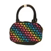 Sale Novelties Rainbow Heart Handbag With Black Handle (Each) - Closeout 1 Sale Novelties Rainbow Heart Handbag With Black Handle (Each) - Closeout