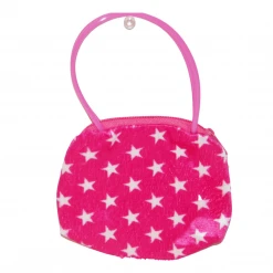 Sale Hot Pink Purse With Stars And Crown (Pack Of 6) - Closeout