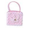 Sale Pink Plush Purse With Crown (Pack Of 6) - Closeout
