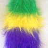 Plush Appeal, LLC Purple, Green And Yellow Fuzzy Leg Warmers (Pair) Party Supplies 2 Plush Appeal, LLC Purple, Green And Yellow Fuzzy Leg Warmers (Pair) Party Supplies