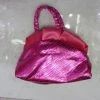 Sale Novelties Hot Pink Striped Purse (Pack Of 6) - Closeout