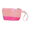 Sale Novelties Hot Pink And Pink Glitter Purse With Wristlet (Pack Of 6)