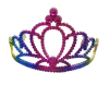 Sale Princess Tiara With Rainbow Colors (Each) Headbands 1 Sale Princess Tiara With Rainbow Colors (Each) Headbands