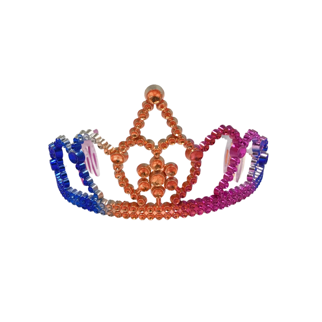 Sale Orange Princess Tiara (Each) 3 Sale Orange Princess Tiara (Each)