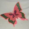 Plush Appeal, LLC Party Supplies Pink Felt Glittered Butterfly Wings (Each)