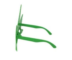 Mardi Gras Spot Weed Sunglasses (Each) Novelties