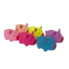Mardi Gras Spot 2" Squealing Pig (Pack Of 6) Toys