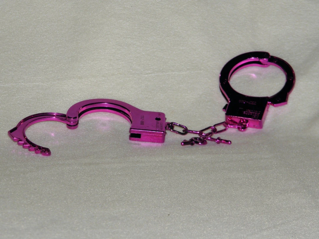 Mardi Gras Spot Hot Pink Handcuffs (Dozen) Toys 3 Mardi Gras Spot Hot Pink Handcuffs (Dozen) Toys