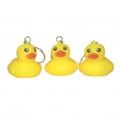 Mardi Gras Spot Rubber Ducks Keychain (Dozen) Novelties