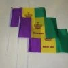 Mardi Gras Spot Novelties Mardi Gras Flag 5.5" X 8" (Dozen)