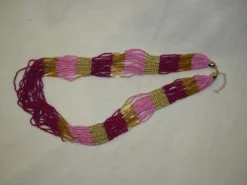 Sale Hot Pink Beaded Necklace (Each)