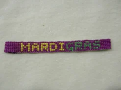 Sale Beaded Mardi Gras Bracelet (Each) Gifts & Apparel