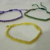 Sale Braided Bracelet - Purple, Green And Yellow (18 Pieces) Beads 1 Sale Braided Bracelet - Purple, Green And Yellow (18 Pieces) Beads