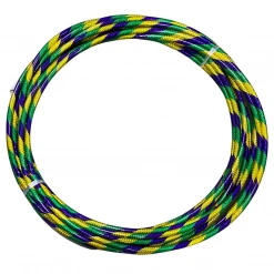 Mardi Gras Spot 24" Hula Hoop - Purple, Green And Gold Glitter (Dozen)
