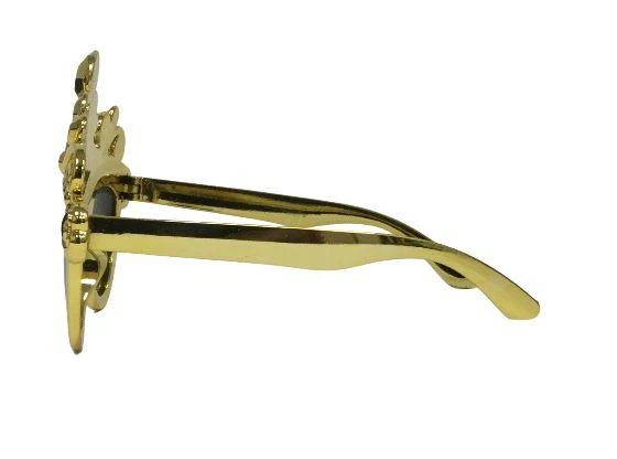 Mardi Gras Spot Novelties Metallic Gold Princess Sunglasses (Each) Mardi Gras Spot Novelties Metallic Gold Princess Sunglasses (Each)