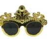 Mardi Gras Spot Novelties Metallic Gold Princess Sunglasses (Each)