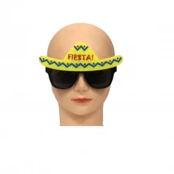 Mardi Gras Spot Fiesta Sombrero Sunglasses (Each) Novelties