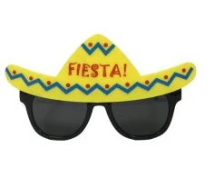 Mardi Gras Spot Fiesta Sombrero Sunglasses (Each) Novelties