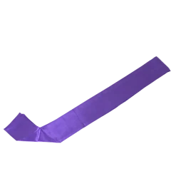 Plush Appeal, LLC Purple Satin Sash 33" X 4" (Each)