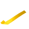 Plush Appeal, LLC Yellow Satin Sash 33" X 4" (Each) 1 Plush Appeal, LLC Yellow Satin Sash 33" X 4" (Each)