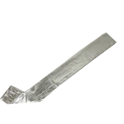 Plush Appeal, LLC Silver Satin Sash 33" X 4" (Each)