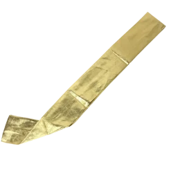 Plush Appeal, LLC Gold Satin Sash 33" X 4" (Each)