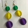 Sale Gifts & Apparel Purple, Green And Yellow Ball Earrings (Pair) 1 Sale Gifts & Apparel Purple, Green And Yellow Ball Earrings (Pair)