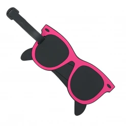 Mardi Gras Spot Sunglasses Luggage Tag (Each)