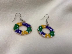 MGSPOT King Cake Earrings (Pair) Gifts & Apparel 5 MGSPOT King Cake Earrings (Pair) Gifts & Apparel