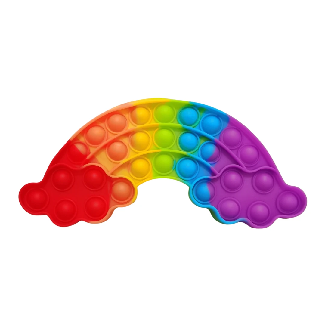 Plush Appeal, LLC Toys 5cm X 12cm Over The Rainbow Fidget Popper (Each) Plush Appeal, LLC Toys 5cm X 12cm Over The Rainbow Fidget Popper (Each)