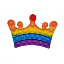 - No Manufacturer - 3cm X 12cm Crown Fidget Popper (Each)