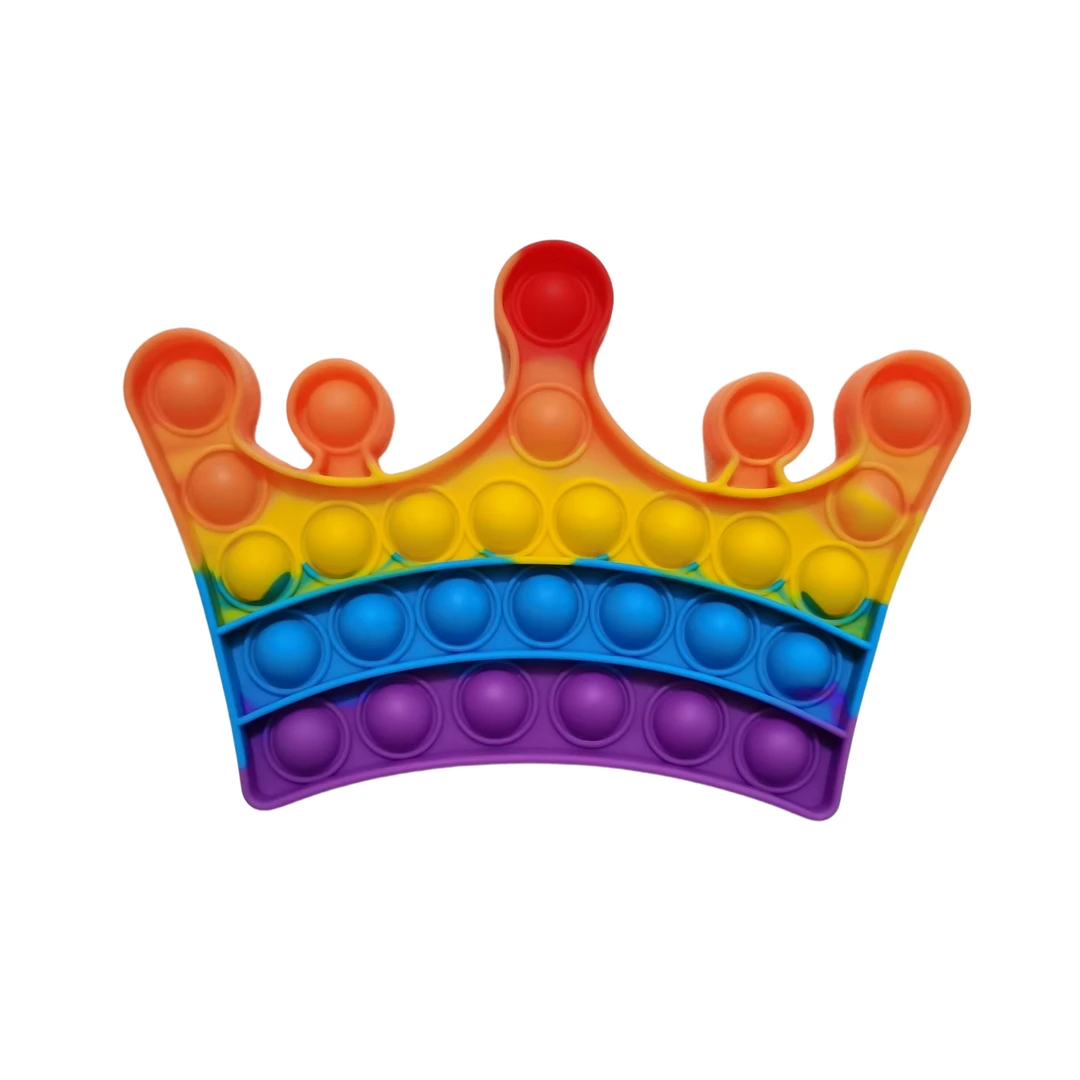 - No Manufacturer - 3cm X 12cm Crown Fidget Popper (Each) 3 - No Manufacturer - 3cm X 12cm Crown Fidget Popper (Each)