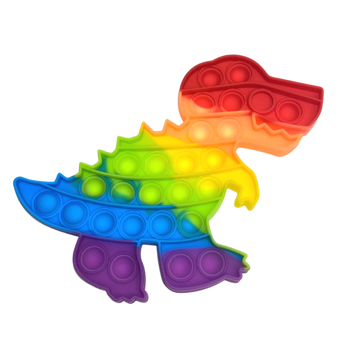 Plush Appeal, LLC 21cm X 17 Cm T-Rex Fidget Popper (Each) Toys Plush Appeal, LLC 21cm X 17 Cm T-Rex Fidget Popper (Each) Toys