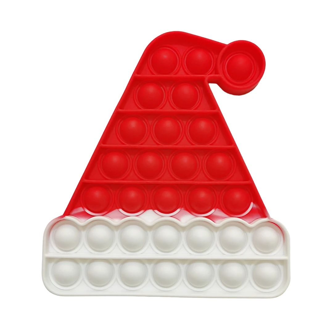 Plush Appeal, LLC Santa Hat Fidget Popper - 6cm X 13.5cm (Each) Plush Appeal, LLC Santa Hat Fidget Popper - 6cm X 13.5cm (Each)