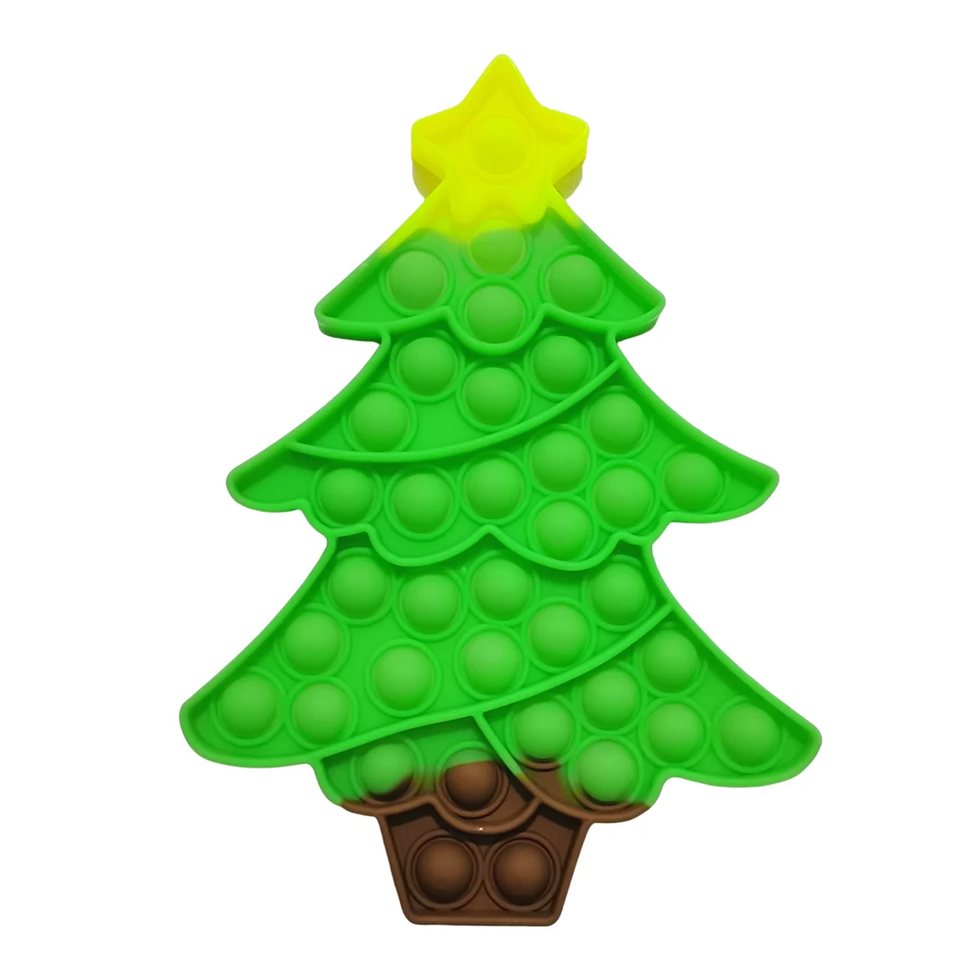 Plush Appeal, LLC Christmas Tree Fidget Popper - 3cm X14cm (Each) Toys 3 Plush Appeal, LLC Christmas Tree Fidget Popper - 3cm X14cm (Each) Toys