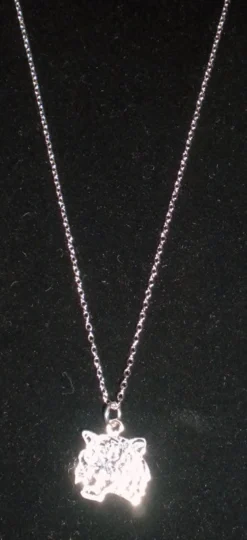 Sale Silver Tone Tiger Face Necklace (Each) Gifts & Apparel