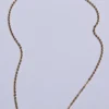 Sale Gold Plated NOLA Charm Necklace With 1.8mm Flat Oval Cable Chain (Each) Gifts & Apparel 2 Sale Gold Plated NOLA Charm Necklace With 1.8mm Flat Oval Cable Chain (Each) Gifts & Apparel