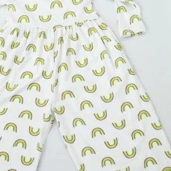 Sale Mardi Gras Rainbow Organic Cotton Romper (Each) 5 Sale Mardi Gras Rainbow Organic Cotton Romper (Each)