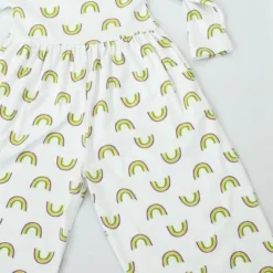 Sale Mardi Gras Rainbow Organic Cotton Romper (Each)