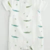 Sale Gifts & Apparel See Ya Later Alligator Organic Muslin Shortall (Each)