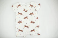 Sale Tigers Organic Muslin Shortall, Size 12M-18M (Each)