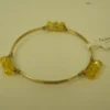 Sale Yellow Stone Wire Bracelet (Each) 2 Sale Yellow Stone Wire Bracelet (Each)