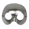 Plush Appeal, LLC Metallic Silver Mask With No Stone Trim (Each) 2 Plush Appeal, LLC Metallic Silver Mask With No Stone Trim (Each)