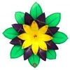 Mardi Gras Spot Party Supplies 21" Orpheus 2022 Purple, Green, And Gold Signature Flower With Rhinestones (Each) 2 Mardi Gras Spot Party Supplies 21" Orpheus 2022 Purple, Green, And Gold Signature Flower With Rhinestones (Each)