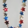 SBDOZEN 42" Red, Blue And Silver Stars Necklace (Dozen) Beads 2 SBDOZEN 42" Red, Blue And Silver Stars Necklace (Dozen) Beads