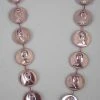SBDOZEN Beads 36" Ribbon Bead Necklace - Metallic Light Pink (Dozen) 1 SBDOZEN Beads 36" Ribbon Bead Necklace - Metallic Light Pink (Dozen)